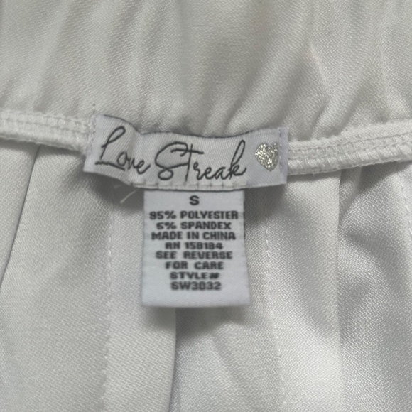 Short White Pleated Skirt S - Picture 5 of 6